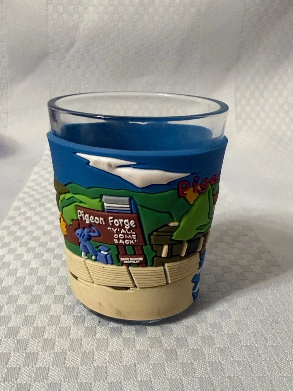 Lot of 6 - Assorted Blue and White Shot Glass Set
